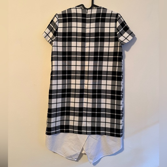Zara Trafaluc Collection Dress with Black/White Checks - Size S - Picture 2 of 6